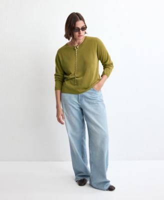 Women's Long-Sleeve Knitted Sweater