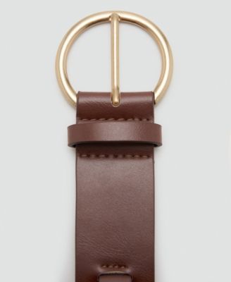 Women's Rounded Buckle Belt