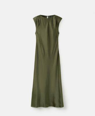 Women's Fitted Satin Dress
