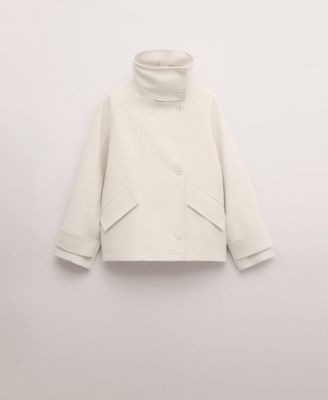 Women's Pockets Funnel Neck Parka
