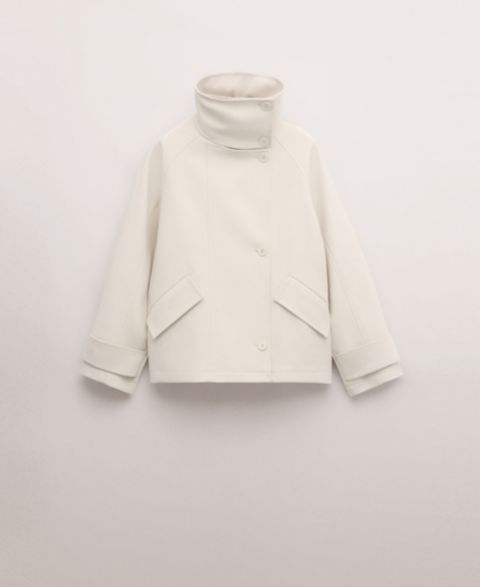 Женские куртки MANGO Pockets Funnel Neck Parka