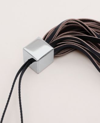 Women's Leather Fringe Keychain