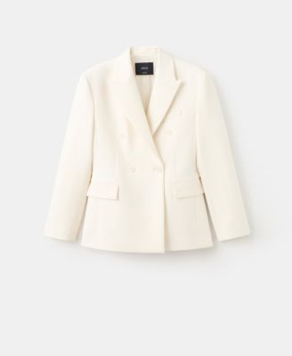 Women's Fitted Double-Breasted Blazer