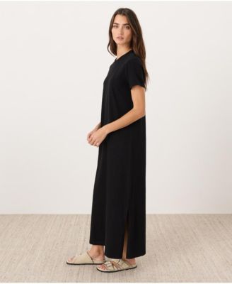 Women's Organic Cotton Slub Easy Tee Maxi Dress