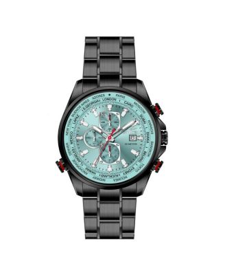 Men's 50498 Aviator Quartz VD57 Tiffany Blue Dial Watch