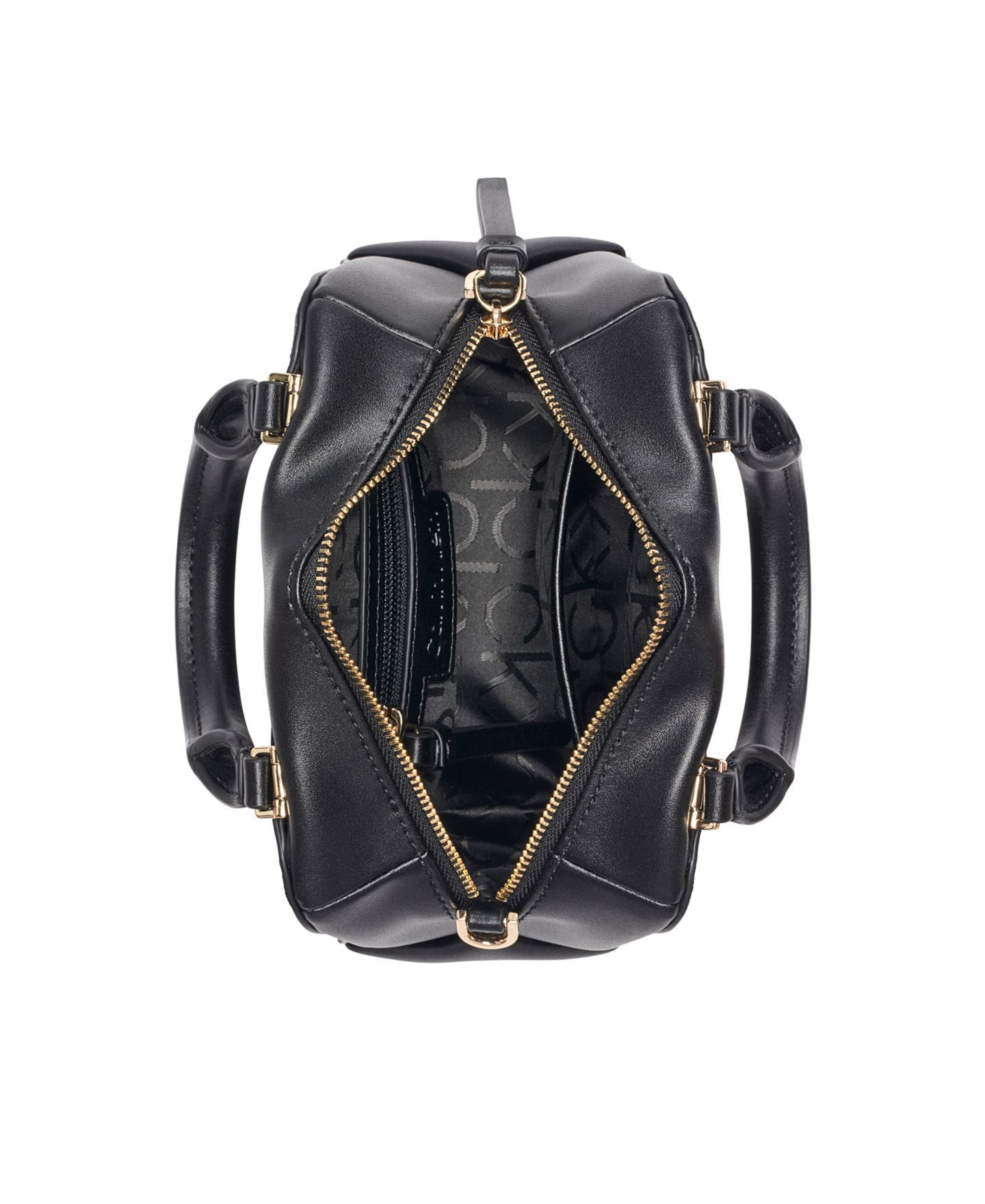 Женская сумка Calvin Klein Akari Signature Medium Crossbody Handbag, цвет: Коричневый хаки / Чёрный — фото 3