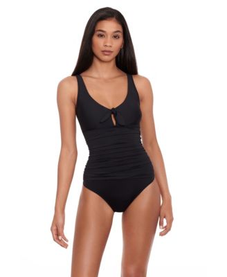 Front-Tie One-Piece Swimsuit
