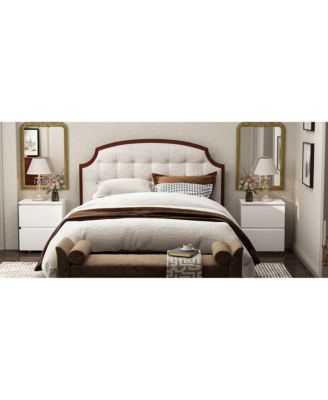 2-Drawer Nightstand, End Table, Bedroom Bedside Dresser Chest