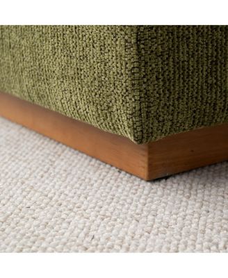 Upholstered Storage Bench Ottoman, Lift-Top Bedroom End Bench