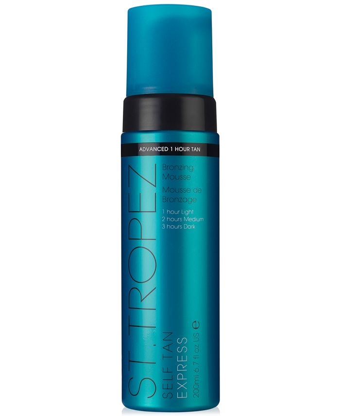 St. Tropez Self Tan Express Advanced Bronzing Mousse, 6.7 oz. Macy's