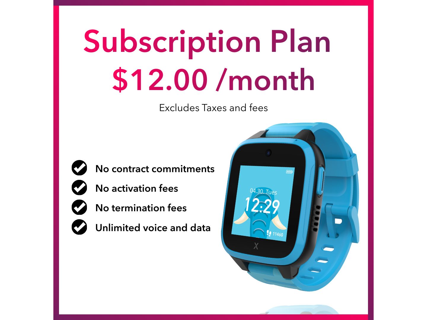Детские часы Xplora XGO3 Smart Watch, Calls, Messages, Sos, GPS Tracker, Camera - Blue — фото 3