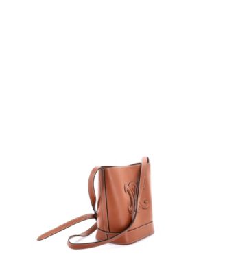 Small Cuir Triomphe Bucket Bag Leather