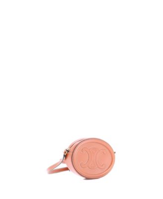 Triomphe Oval Crossbody Bag Leather
