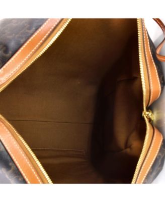 Vertical Boston Bag Triomphe Coated Canvas