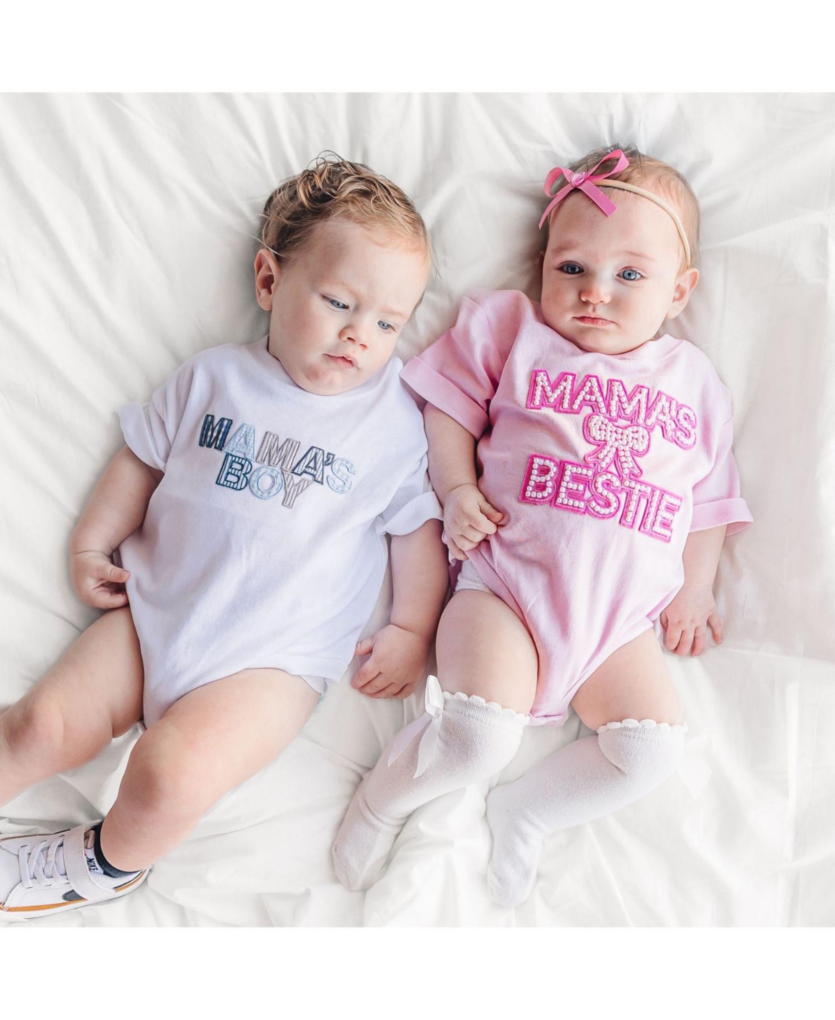 Sweet Wink Baby Boys Mama's Patchwork Short Sleeve Romper