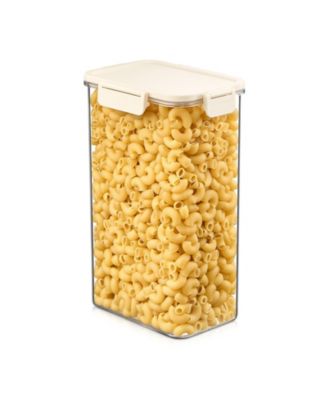 Airtight Food Storage Container – Clear Stackable Canister for Pantry, Rice, Pasta, Cereal and Snacks