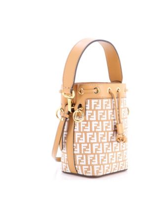 Mini Mon Tresor Bucket Bag Zucca Raffia