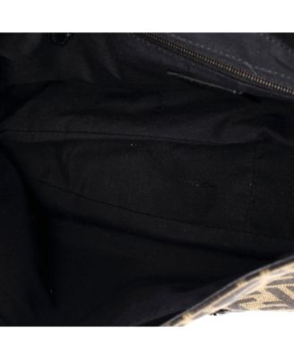 Large Baguette NM Bag Zucca Canvas with Leather