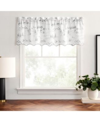 Mountain Vista 100% Polyester Rod Pocket Valance 48" x 15"