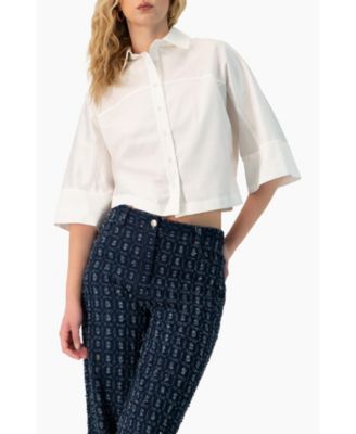 Women's Dolman Sleeve Wide Shirt