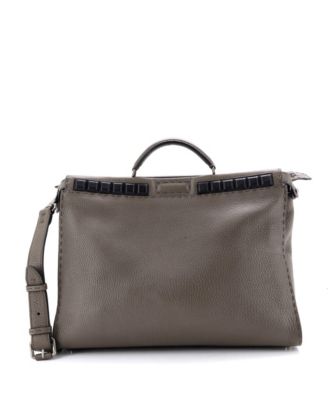 XL Selleria Peekaboo Bag Leather with Studded Detail