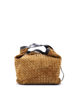 Large Passenger Bag Intrecciato Suede