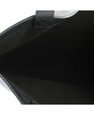 Tall Pack Flat Shopper Tote Leather