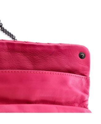 Small Expandable Chain Crossbody Bag Intrecciato Nappa