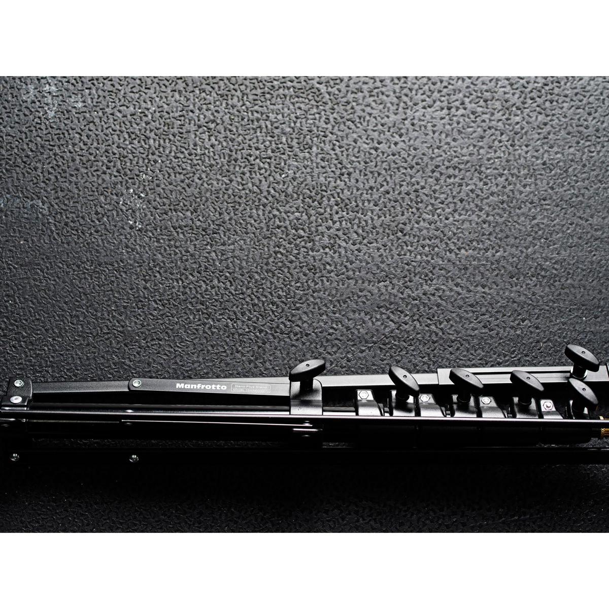 Manfrotto Nano Plus 3-Section Light Stand with 5/8" Spigot, 8.8 lb Capacity, Extends to 6.5