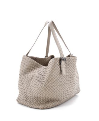 Large A-Shape Tote Intrecciato Nappa