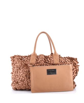 Large Poussin Paillettes Cabat Handbag Intrecciato Nappa