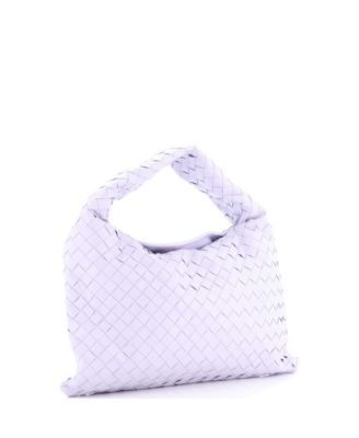 Small Hop Hobo Intrecciato Leather