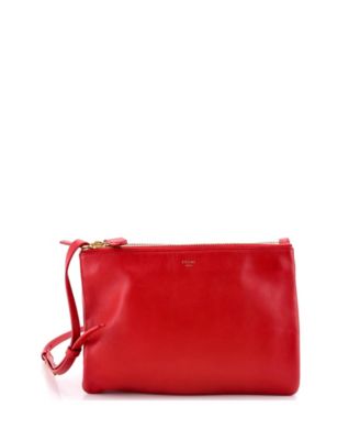 Small Trio Crossbody Bag Leather