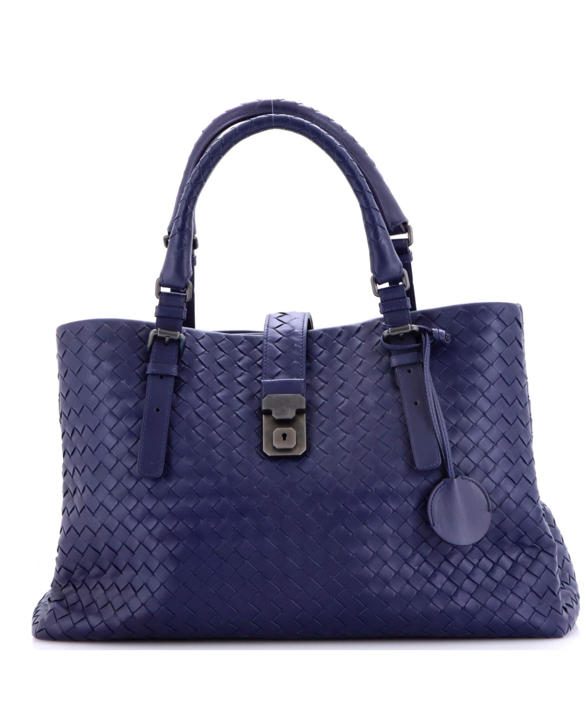 Pre-Owned Bottega Veneta Medium Roma Bag Intrecciato Nappa