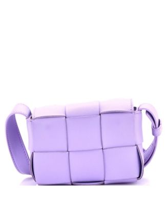 Candy Cassette Crossbody Bag Maxi Intrecciato Leather