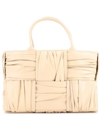 Medium Arco Tote Maxi Intrecciato Plisse Leather