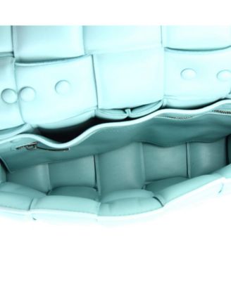 Cassette Chain Crossbody Bag Padded Maxi Intrecciato Leather