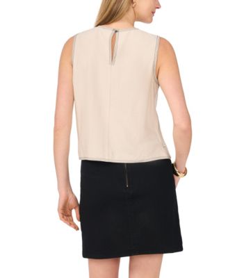 Women's Stitch Sleeveless Top