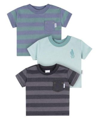 Toddler Boys Short Sleeve T-Shirts, 3-Pack