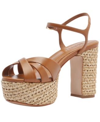 Women's Keefa Raffia Round Toe Sandals