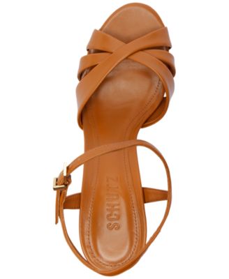 Women's Keefa Raffia High Block Heel Sandals