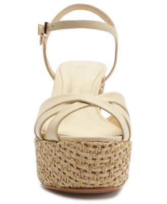 Women's Keefa Raffia Round Toe Sandals