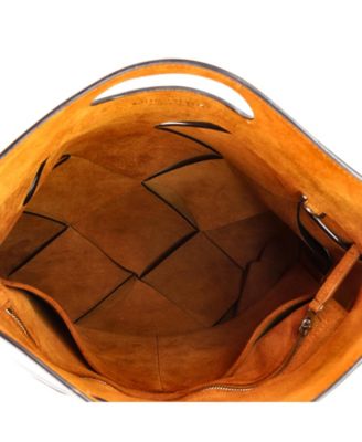 Small Slip Tote Maxi Intrecciato Leather