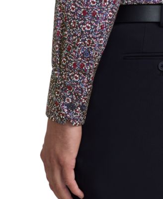 Ted Baker Men's Floral Print Slim Fit Dress Shirt