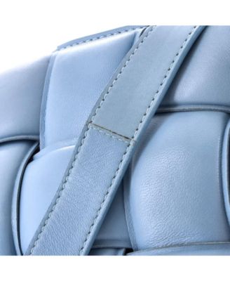 Cassette Crossbody Bag Padded Maxi Intrecciato Leather