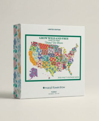 Flower Show  U.S. Flower Map Puzzle