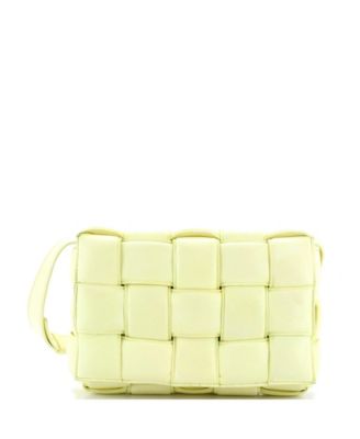 Cassette Crossbody Bag Padded Maxi Intrecciato Leather