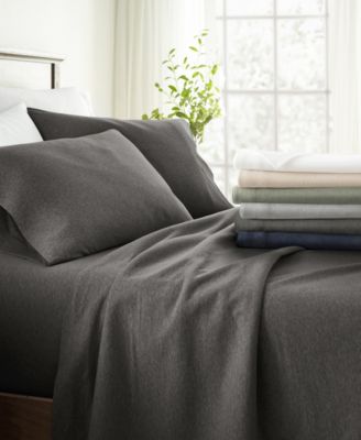 Jersey Cotton 4-P.c. Sheet Set, King