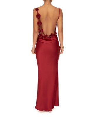 Women's Down The Aisle Satin Gown