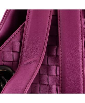 Large Double Chain Tote Intrecciato Nappa